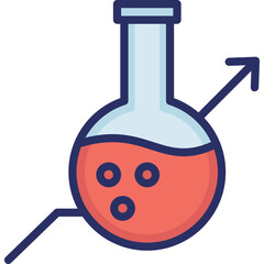 Chemical, flask Vector Icon

