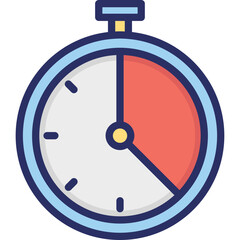 Countdown, deadline Vector Icon

