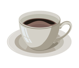 Cup of coffee vector art