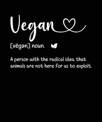 vegan noun definition shirt