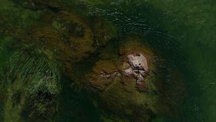 Textura das aguas do Rio São Francisco, em Petrolina, Pernambuco