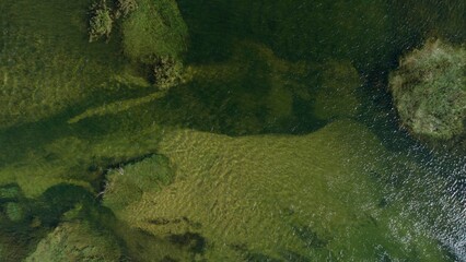 Textura das aguas do Rio São Francisco, em Petrolina, Pernambuco
