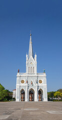 Fototapeta na wymiar Church of Christ in Samut Songkhram Province Thailand