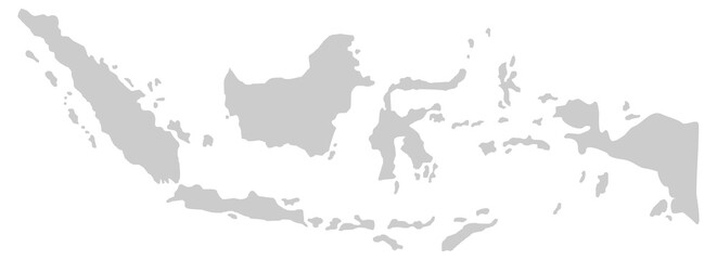 Fototapeta na wymiar Indonesia Map for App, Art Illustration, Website, Pictogram, Infographic or Graphic Design Element. Format PNG
