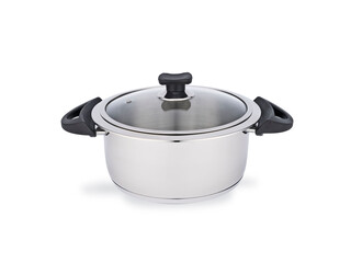 stainless steel pot wit lid