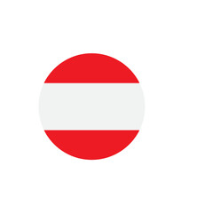 Obraz premium Austria icon flag
