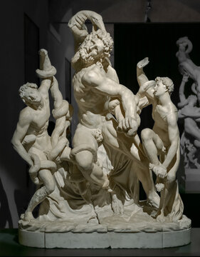 Vincenzo D&eacute; Rossi, Laoconte, 1570; marble, private collection, Rome, Italy