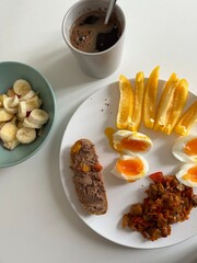 grilled steak with vegetables