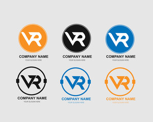 VR logo design