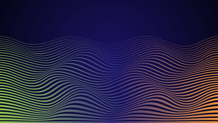 abstract background vector wave gradient background mountain cover title illustration