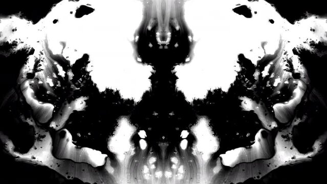 Ink drops rorschach fluid splash splatter spread texture creative abstract background mirror effect	
