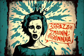 Schizophrenia, State of Mind, Generative AI, Illustration