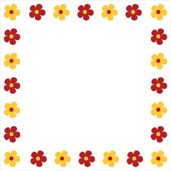 Flowers border