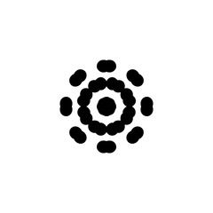 Settings icon. Simple style technology repair company big sale poster background symbol. Settings button. Repair brand logo design element. Settings t-shirt printing. Vector for sticker.