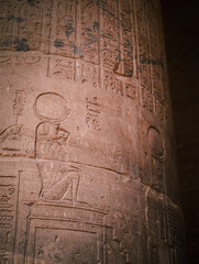 Fototapeta na wymiar ancient stone carving hieroglyphs 14