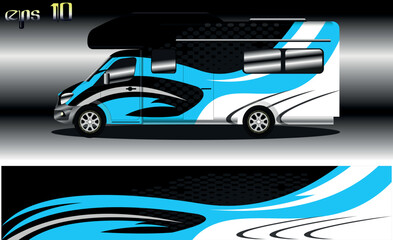 racing background vector for camper car wraps and more