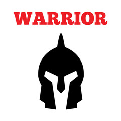 Obraz premium helmet of the spartan warrior symbol, emblem. Spartan helmet logo, vector illustration of spartan shield and helmet, spartan greek gladiator helmets armor. vector icon