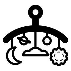crib hanging toy illustration