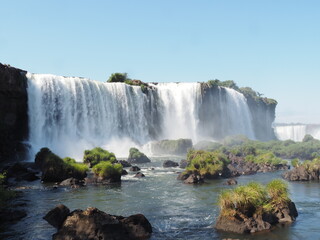 Iguazu waterfalls in Brazil