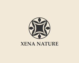 Vena Nature Simple Vector Logo