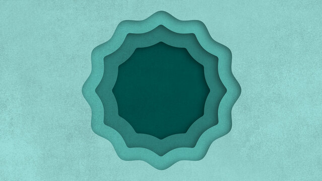 Papercut abstract background