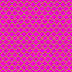 Fototapeta premium green zigzag background made from purple plasticine