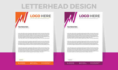 Letterhead image, Letterhead template,Letterhead design,Creative letterhead design. 