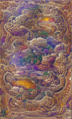 thai art painting