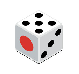 game dice casino gambling isolated