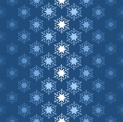 Beautiful winter background from openwork author's hexagonal snowflakes. Winter pattern with optical effect. Vector image of a Christmas symbol.