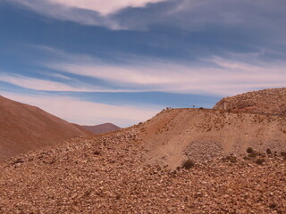 landscape of the desert