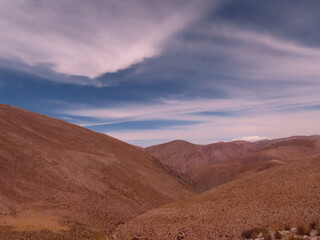 landscape of the mountains