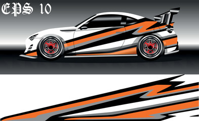 car wrap abstract racing graphic background for vinyl wrap and sticker