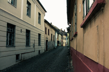 narrow street in the old town