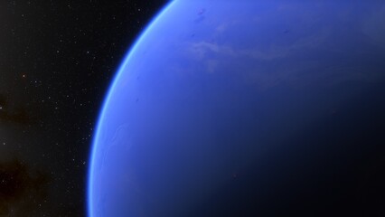 Abstract planets and space background
