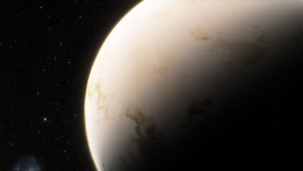 Fototapeta premium Abstract planets and space background 
