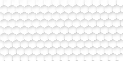 Abstract background with seamless geometric pattern . Geometry pattern hexagon. Hexagonal netting. Honeycomb background. Abstract vector background. 3D abstraction of nanotechnology and science .