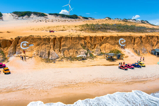 Canoa Quebrada Beach, Brazil.