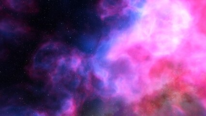 nebula gas cloud in deep outer space
