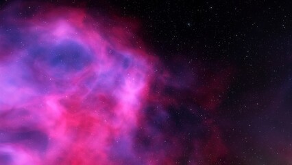 nebula gas cloud in deep outer space
