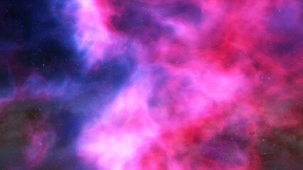 nebula gas cloud in deep outer space
