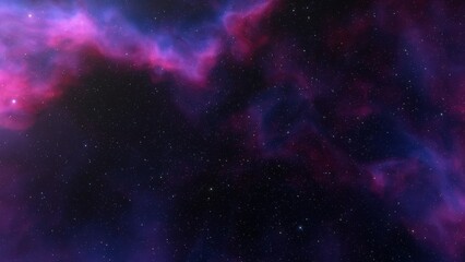 nebula gas cloud in deep outer space
