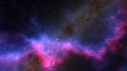 Naklejka premium nebula gas cloud in deep outer space 