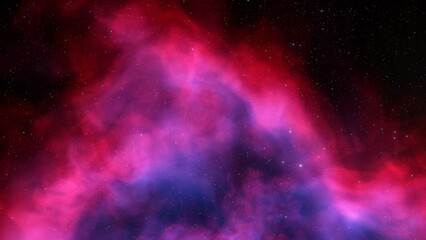 nebula gas cloud in deep outer space
