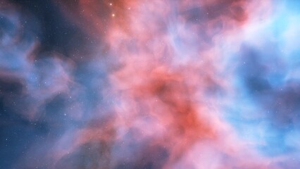 nebula gas cloud in deep outer space
