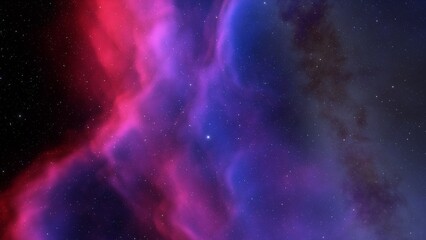 nebula gas cloud in deep outer space
