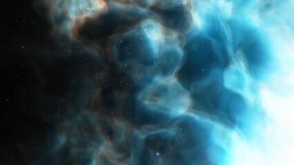 nebula gas cloud in deep outer space
