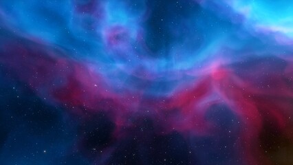 Universe filled with stars, nebula and galaxy
