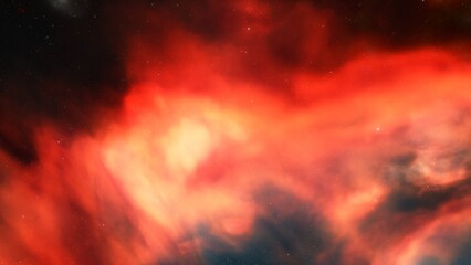 Universe filled with stars, nebula and galaxy
