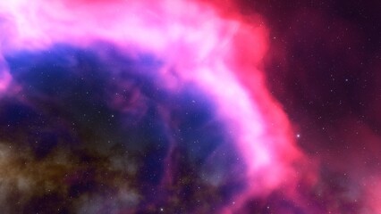 Universe filled with stars, nebula and galaxy
